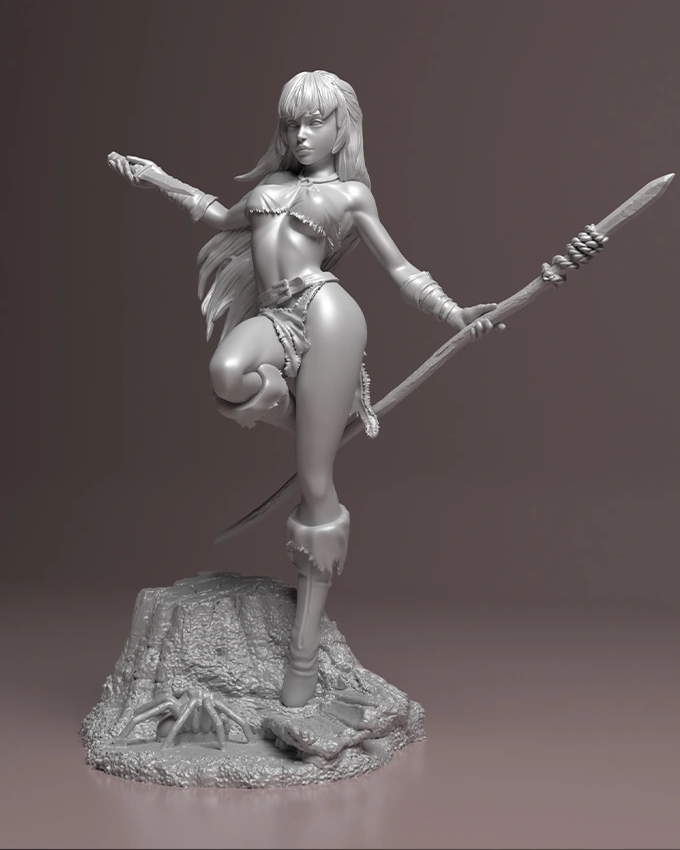 Wild Miniatures - Wild Wild Girls - Teena - 32/75mm Pin Up/Figure/Model/Diorama