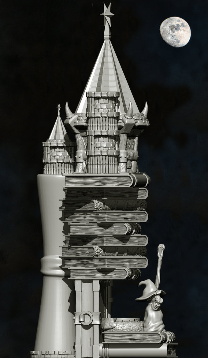 Slope3D - Wizard Palace Dice Tower - DnD/TTRPG/Roleplaying/Wargames