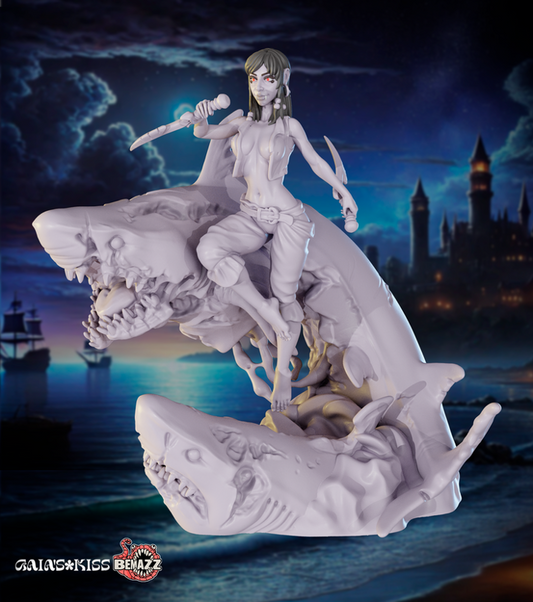 Gaia Miniatures - Naida, Necromancer of the Abyss - 75mm Pin Up/Figure/Model/Diorama