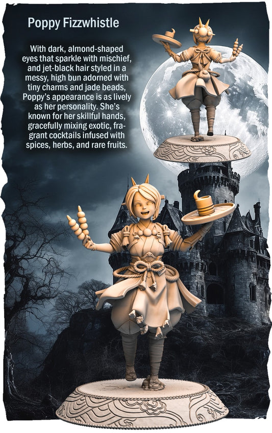 RN Estudio - Characters - Poppy Fizzwhistle - 75mm Pin Up/Figure/Model/Diorama