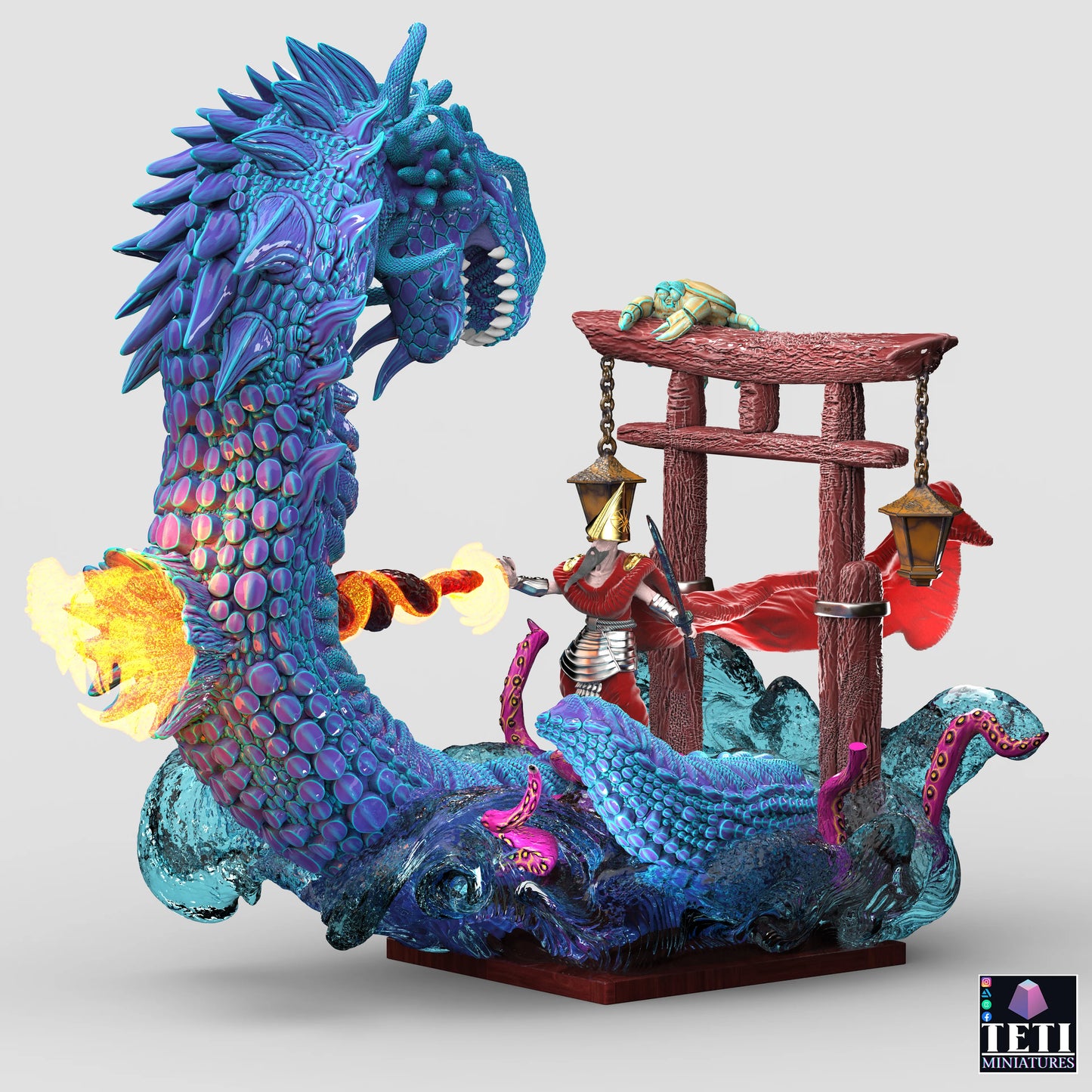 Teti Miniatures - Wyrm Hunter - 120mm Pin Up/Figure/Model/Diorama