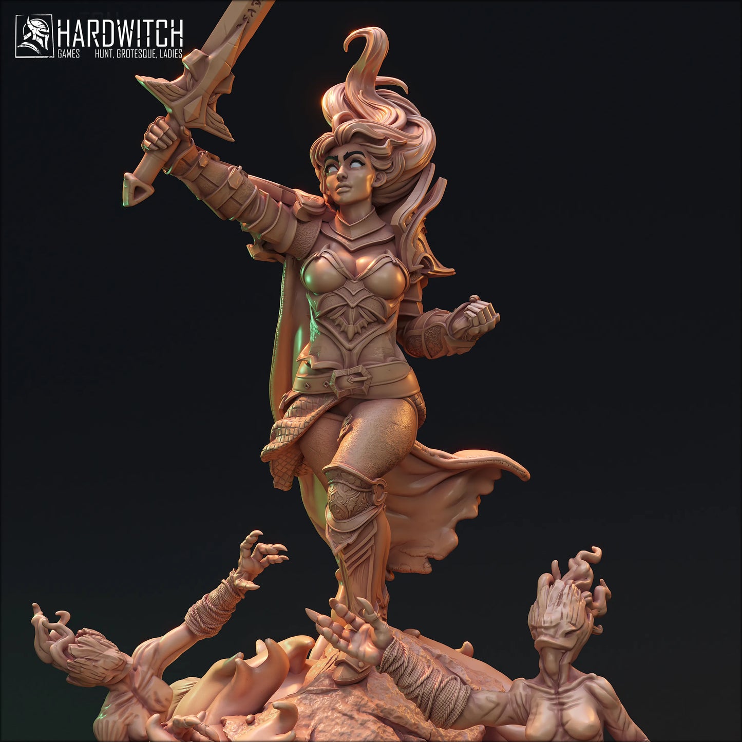 HardWitch Games - Vekhir Dettar - 75mm Pin Up/Figure/Model/Diorama