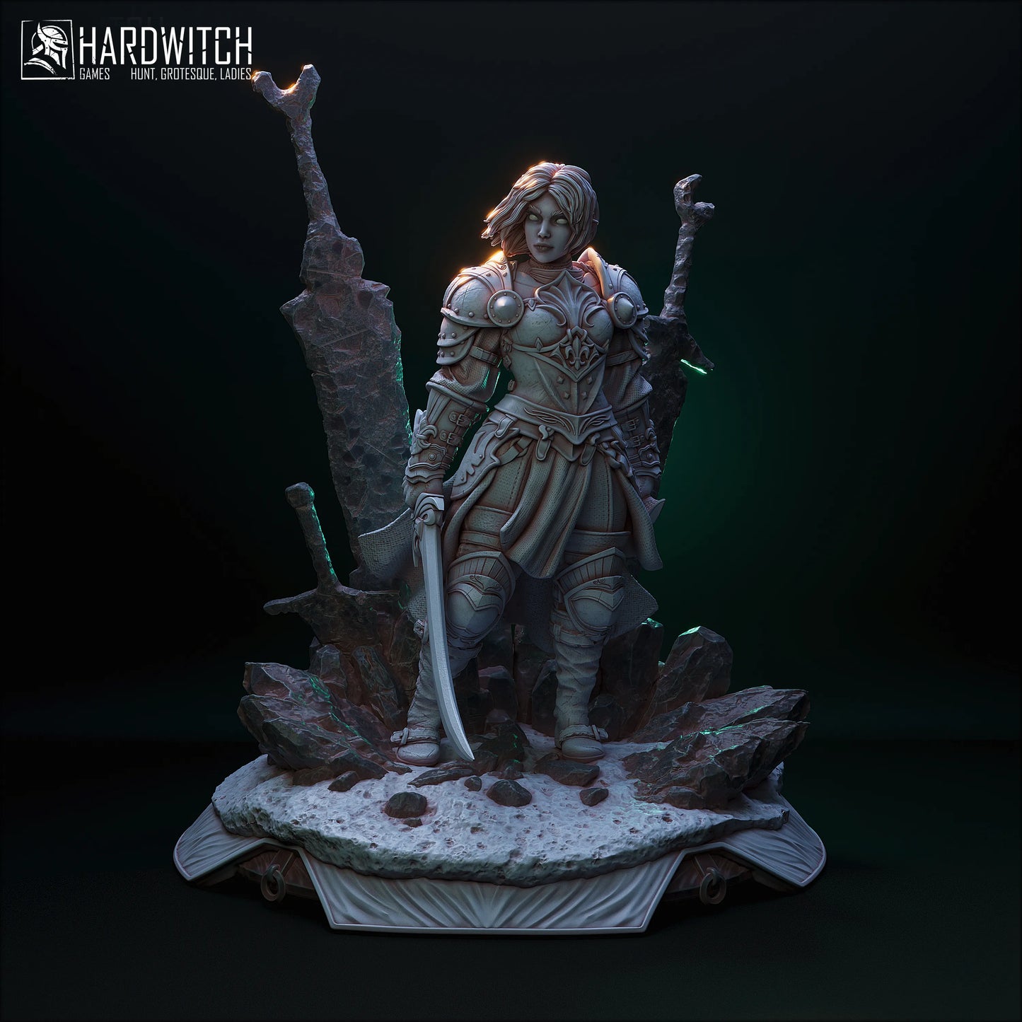 HardWitch Games - Yggdrasil - Tyrese Santim - 75/100mm Pin Up/Figure/Model/Diorama