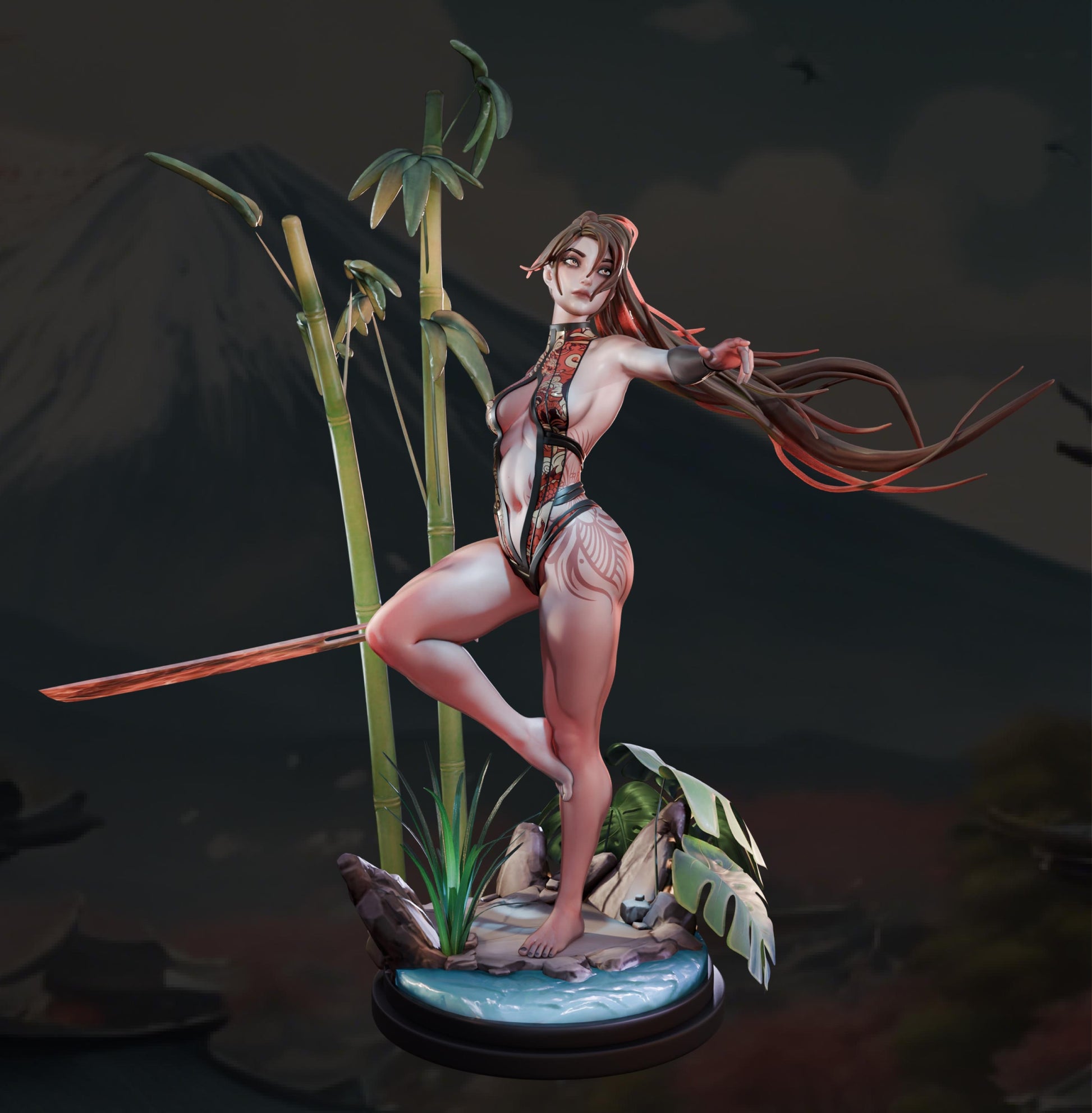 AMCM Studios - Yumi Sato - 32/75mm Pin Up/Figure/Model/Diorama - Helios3DPrinting