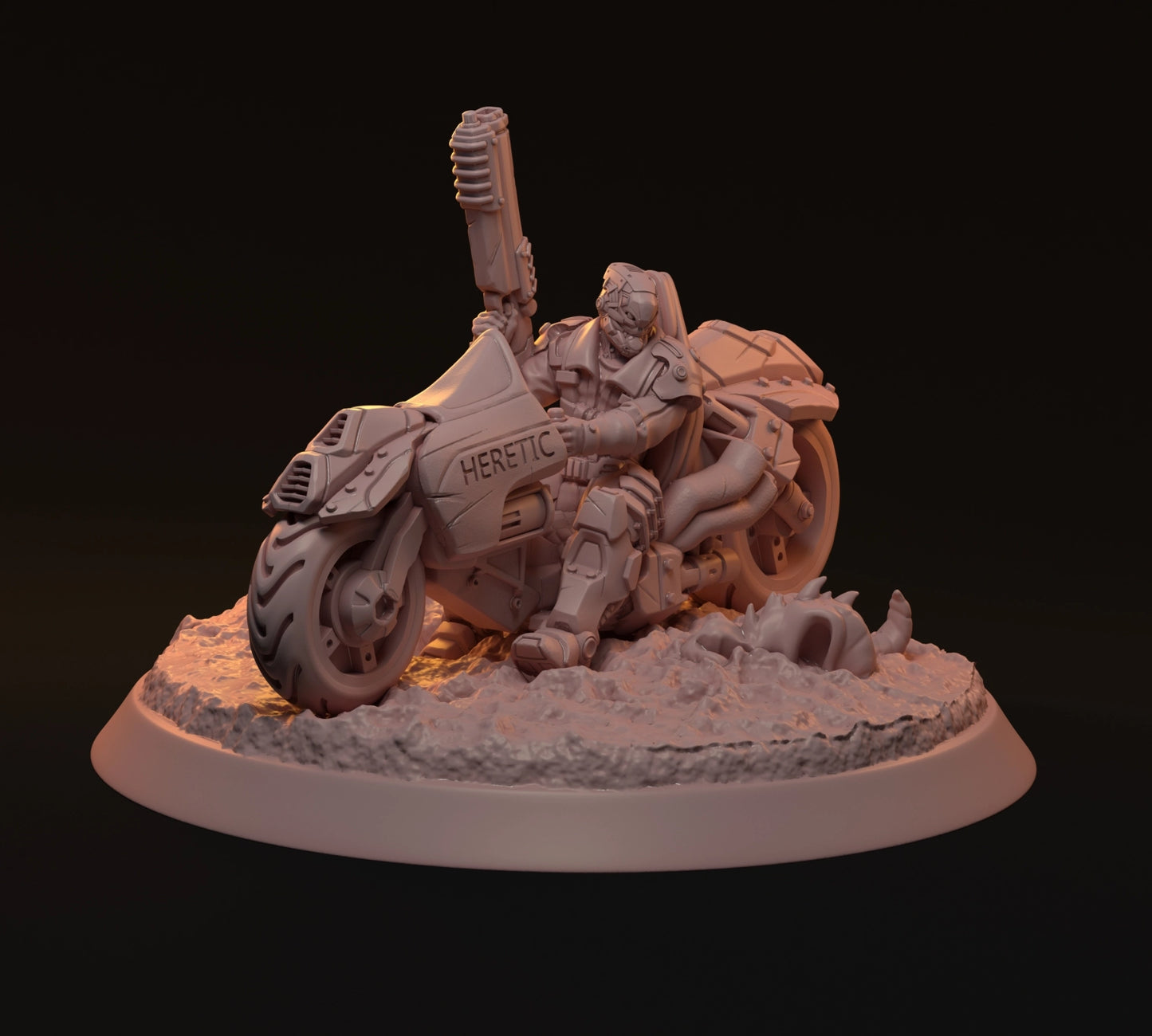 MythRealms - Cyber Addiction - Heim & Bike - 32/75mm Pin Up/Figure/Model/Diorama