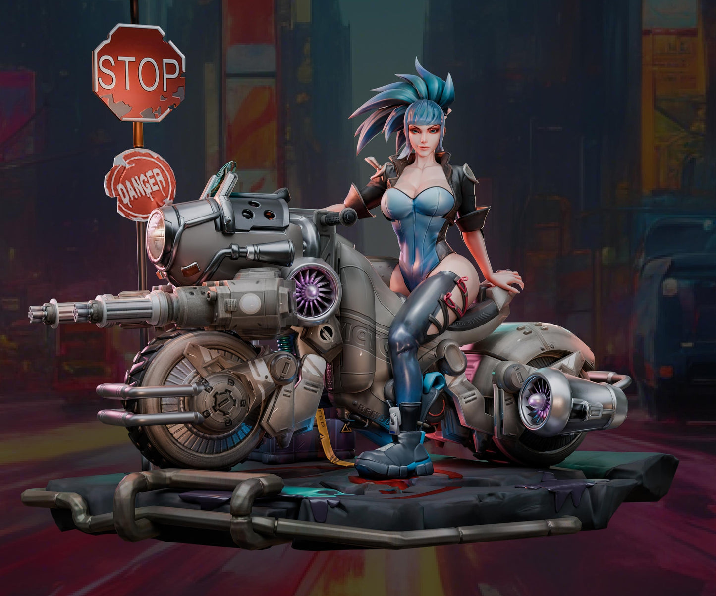 AMCM Studios - Raven Storm - 32/75mm Pin Up/Figure/Model/Diorama - Helios3DPrinting