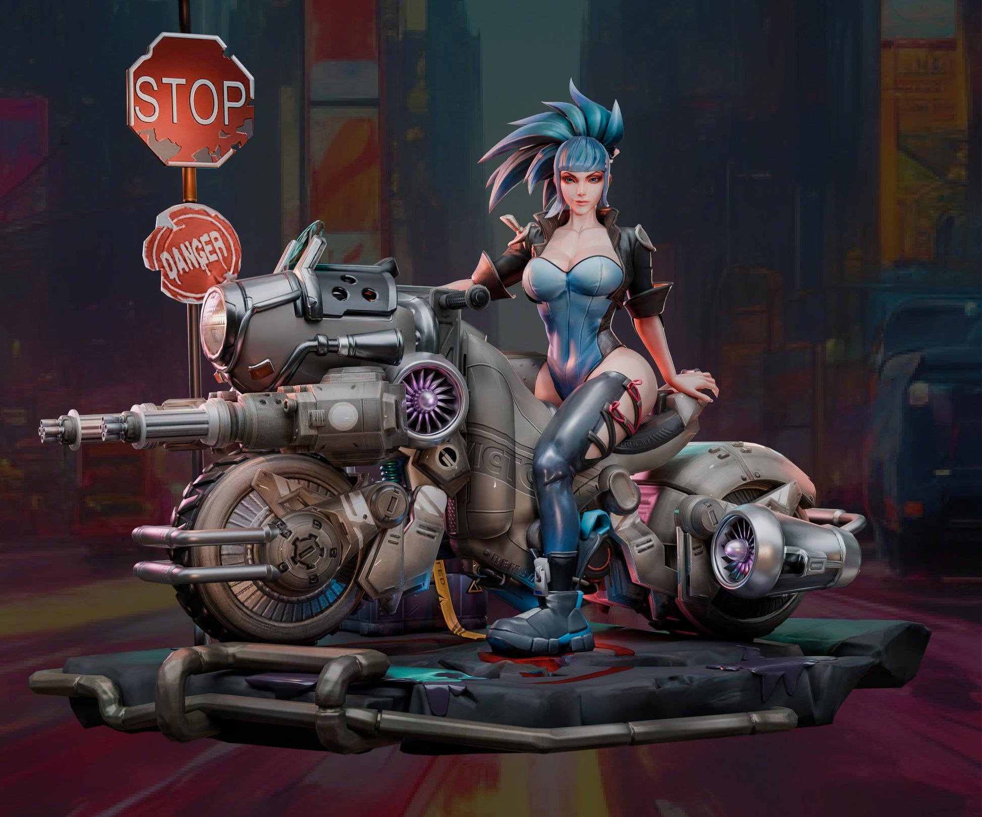 AMCM Studios - Raven Storm - 32/75mm Pin Up/Figure/Model/Diorama - Helios3DPrinting