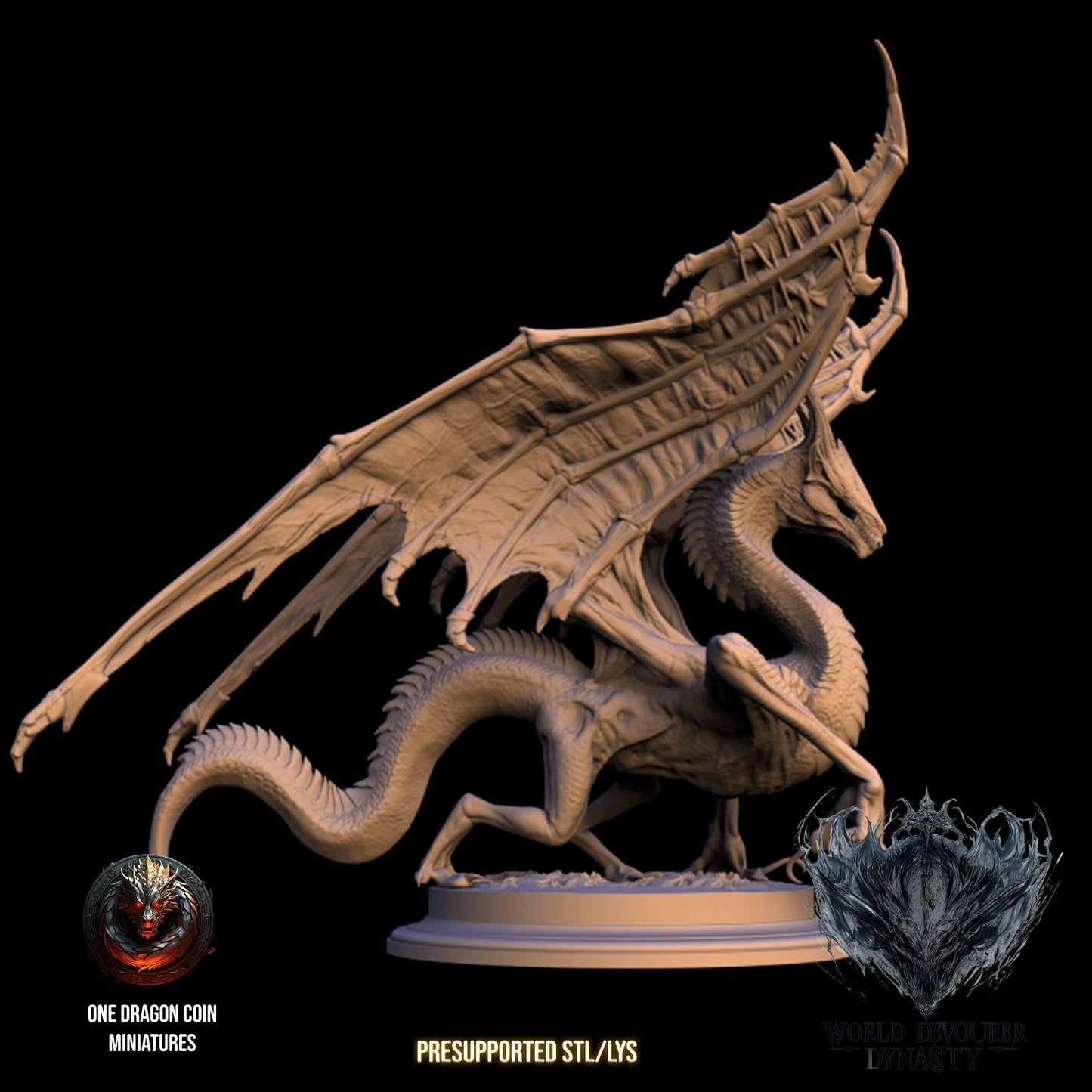 One Dragon Coin - Karedon - DnD/TTRPG Figure/Miniature