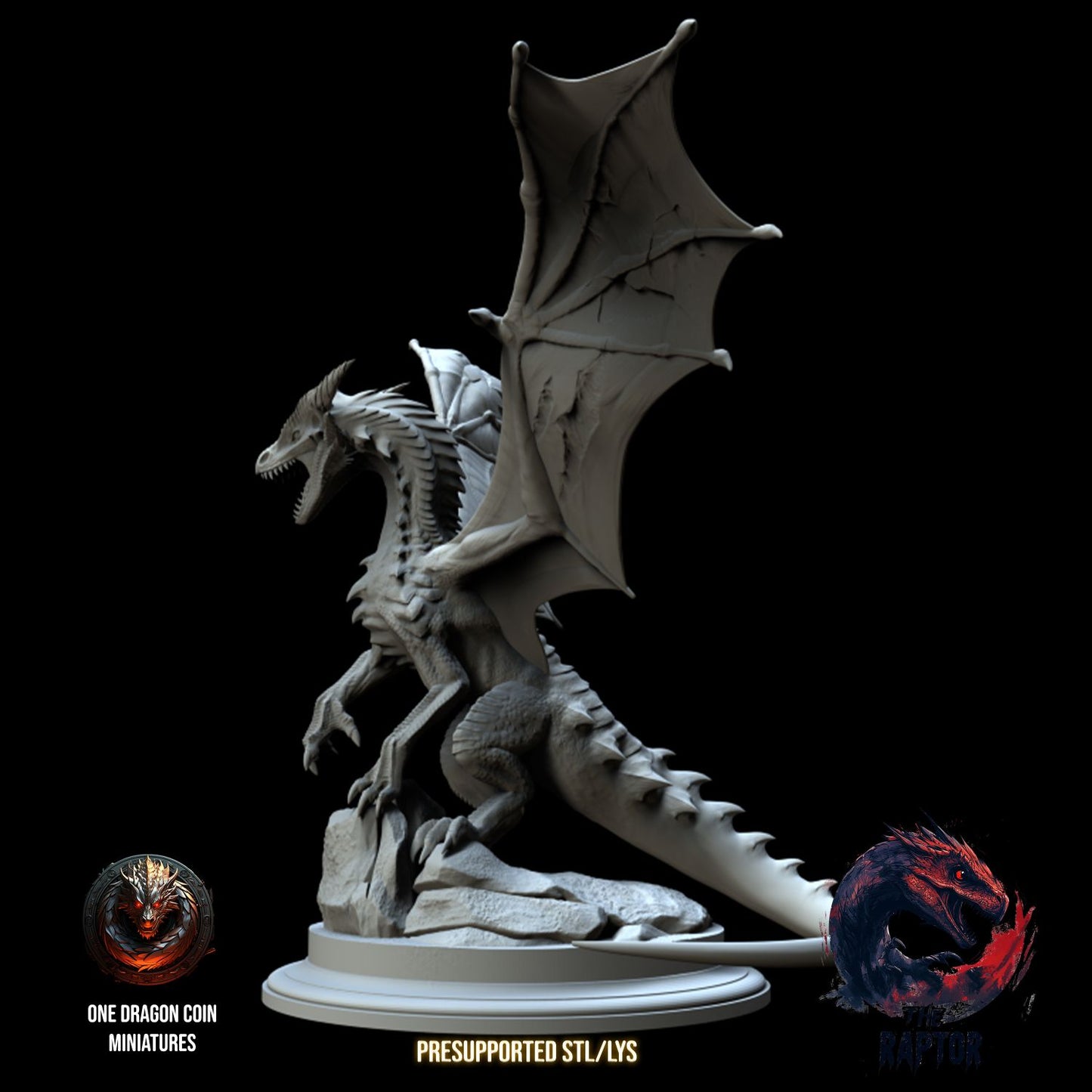 One Dragon Coin - Arvak - DnD/TTRPG Figure/Miniature