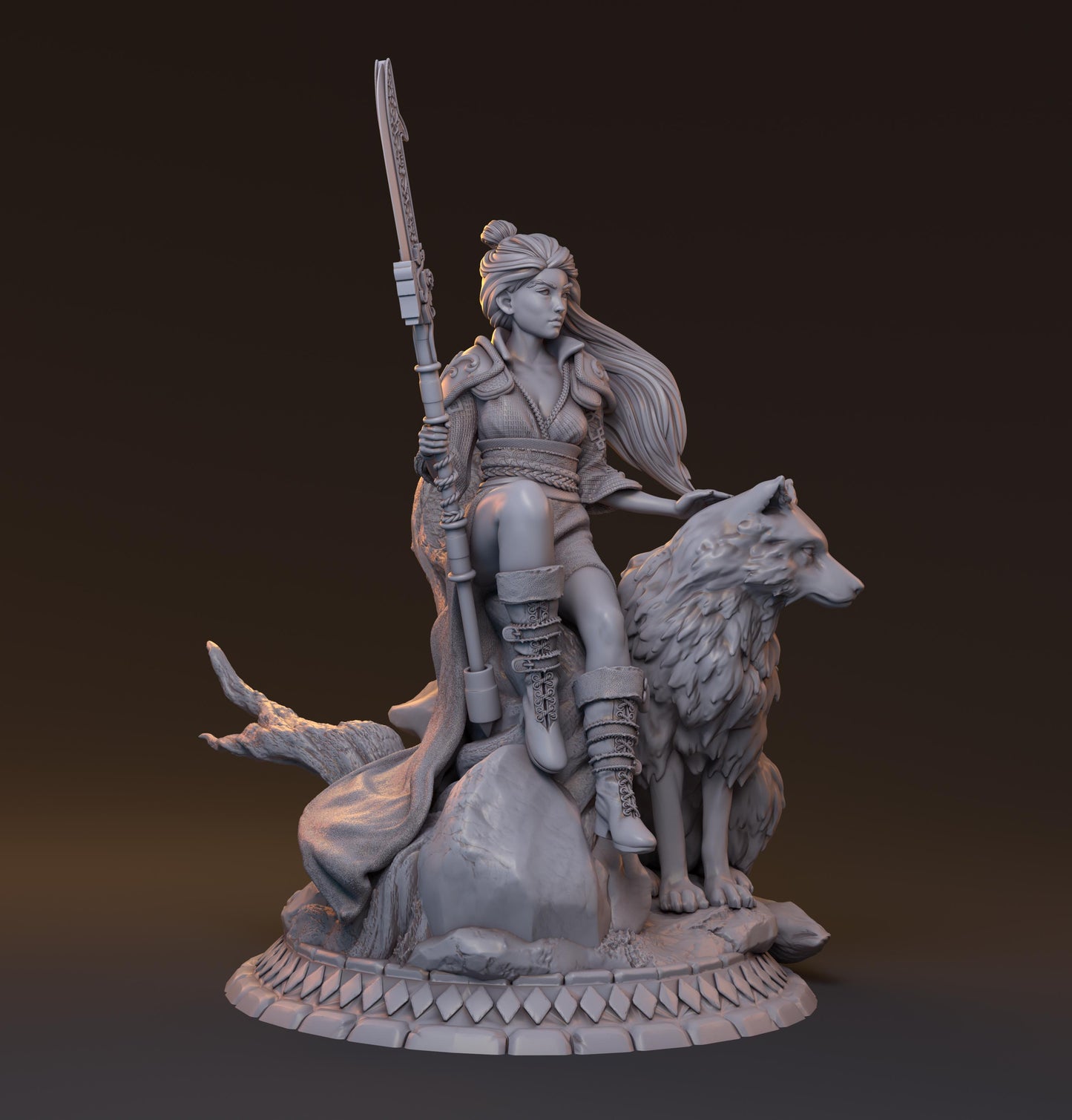 Hardwitch Games - Orita & Okami - 32/75mm Pin Up/Figure/Model/Diorama - Helios3DPrinting