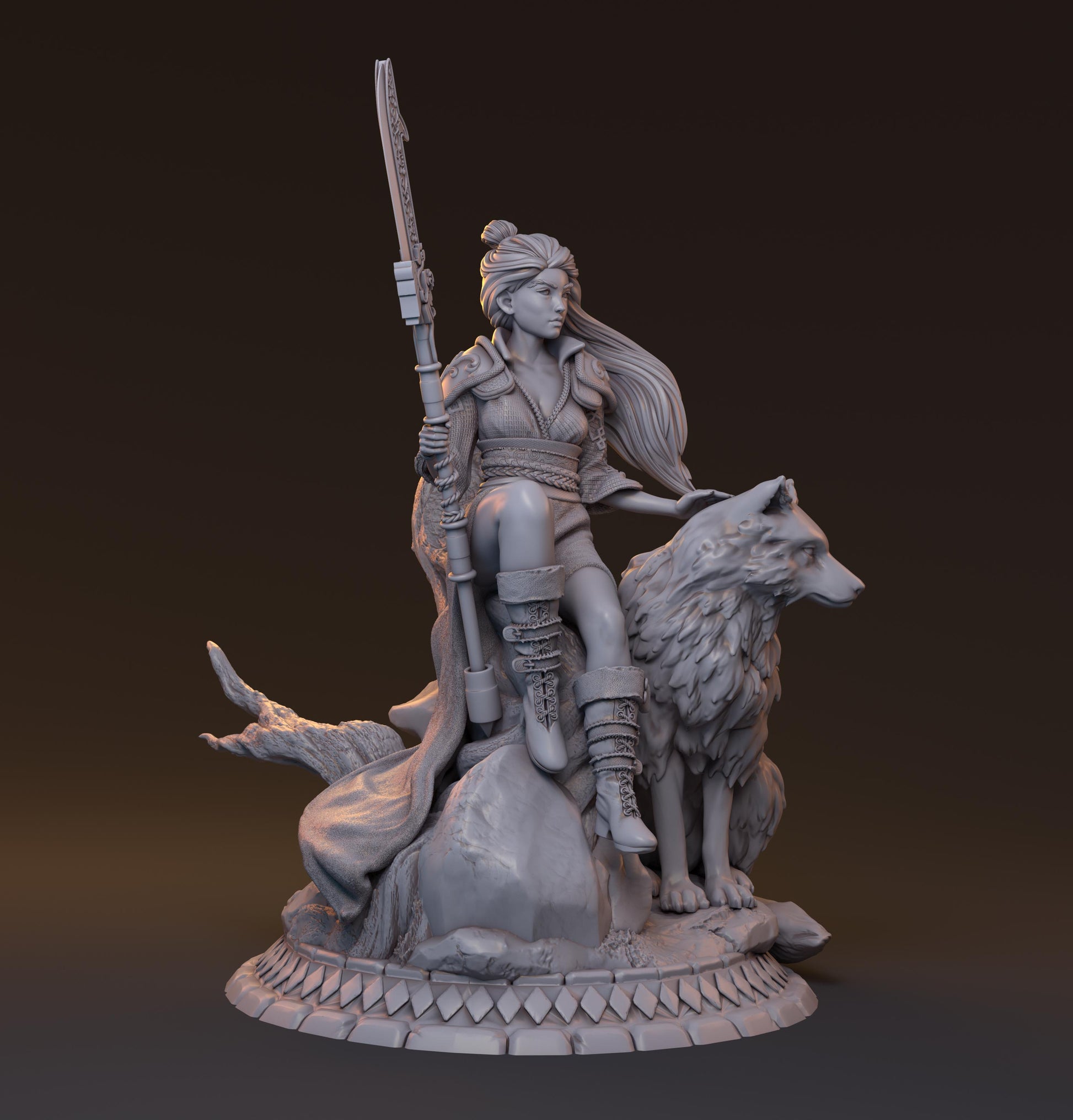 Hardwitch Games - Orita & Okami - 32/75mm Pin Up/Figure/Model/Diorama - Helios3DPrinting