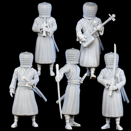 YourNeighborKnight - Bushido 3 - Basket Samurai - DnD/TTRPG Figure/Miniature