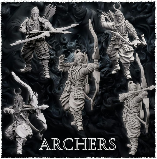 Forged Path - Tokugawa Guardians - Archer - DnD/Pathfinder/TTRPG Figure