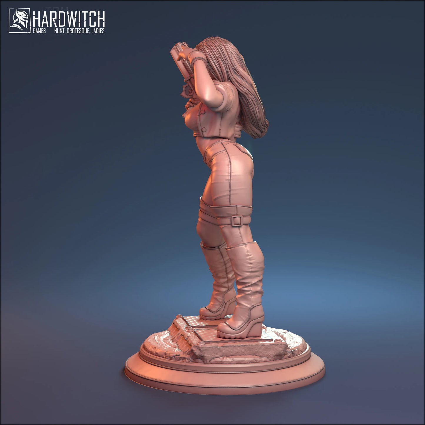 NeuralPie - Bus Stop - Nata Hezel - 75mm Pin Up/Figure/Model/Diorama