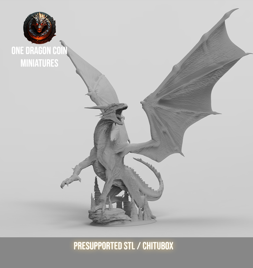 One Dragon Coin - Deepthorn #1 - DnD/TTRPG Figure/Miniature