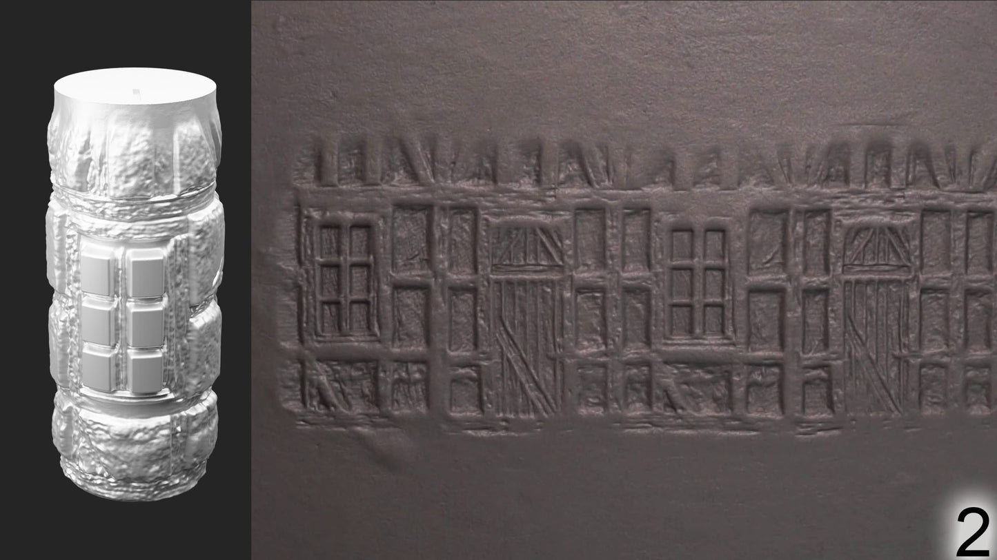 Jorrit - Texture Rollers #20 - Clay Roller for Scenery/TTRPG/Pottery Embossing