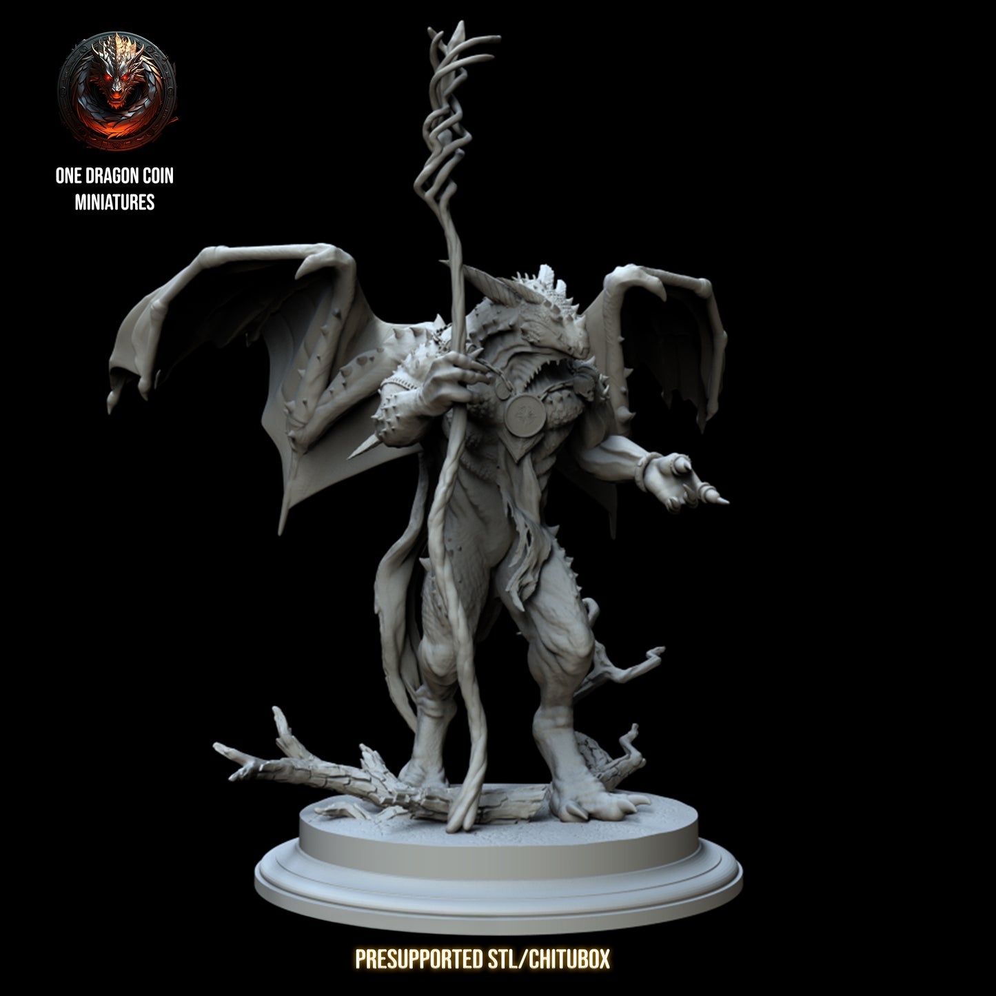 One Dragon Coin - Lord of the Desert - DnD/TTRPG Figure/Miniature