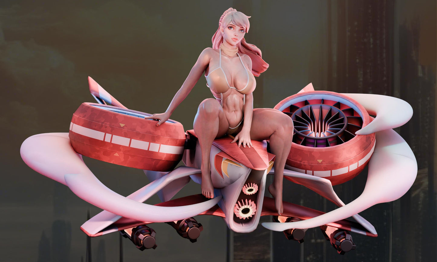 AMCM Studios - Quinn Flyer - 75mm Pin Up/Figure/Model/Diorama