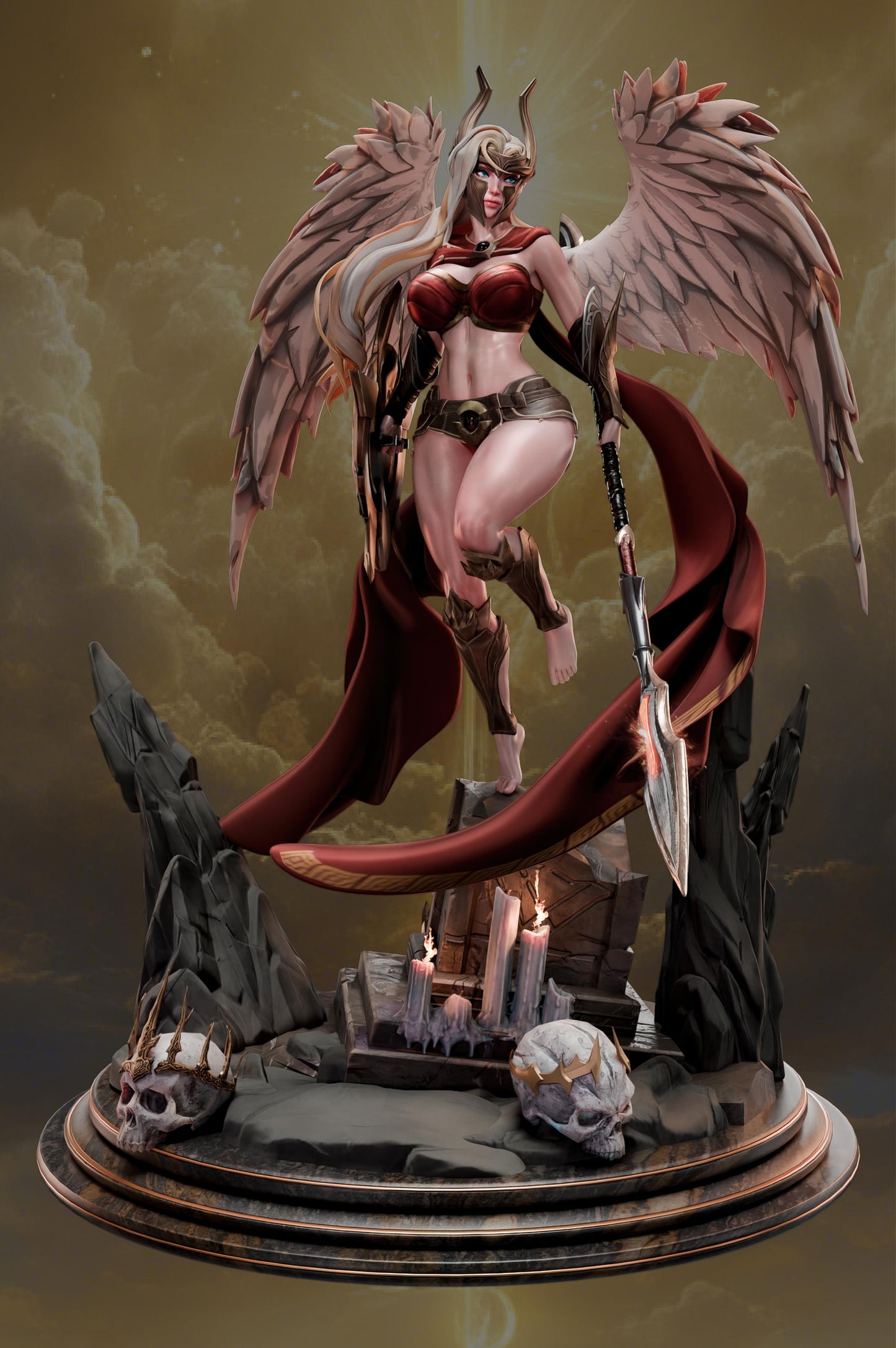 AMCM Studios - Freyja Odinsdottir - 32/75mm Pin Up/Figure/Model/Diorama - Helios3DPrinting