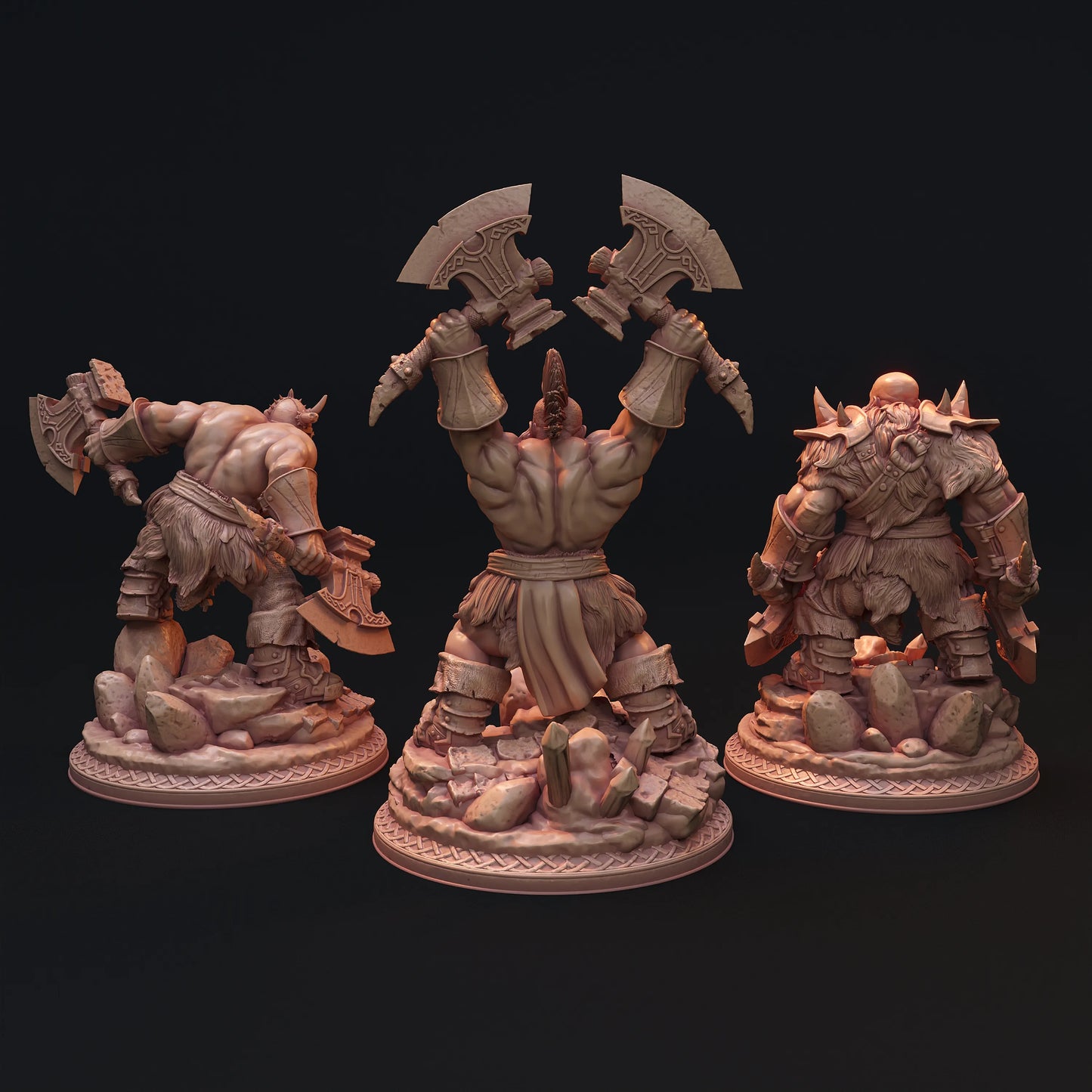 HardWitch Games - Dwarf Berserker - DnD/TTRPG Figure/Miniature
