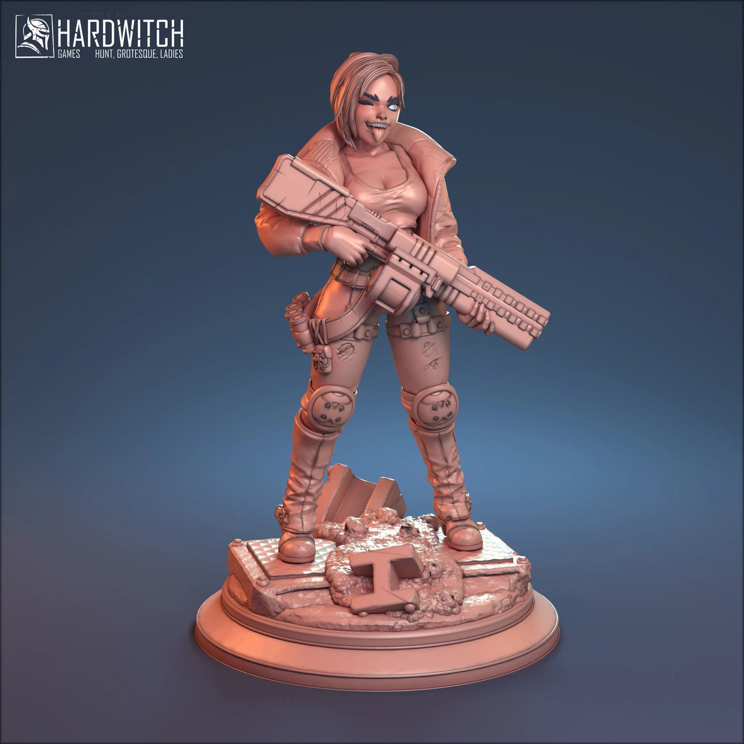 NeuralPie - Bus Stop - Ginger - 75mm Pin Up/Figure/Model/Diorama