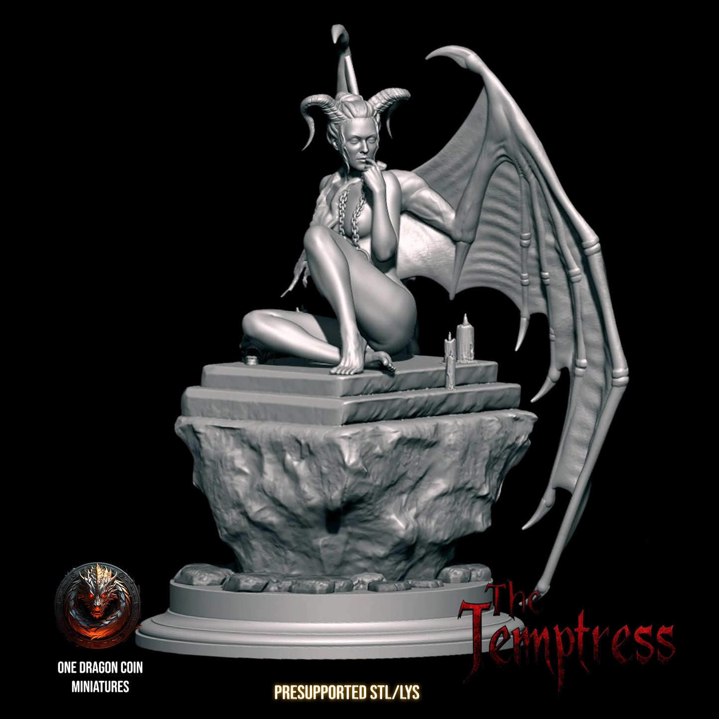 Lady Model - Zenya, the Succubus - 75mm Pin Up/Figure/Model/Diorama