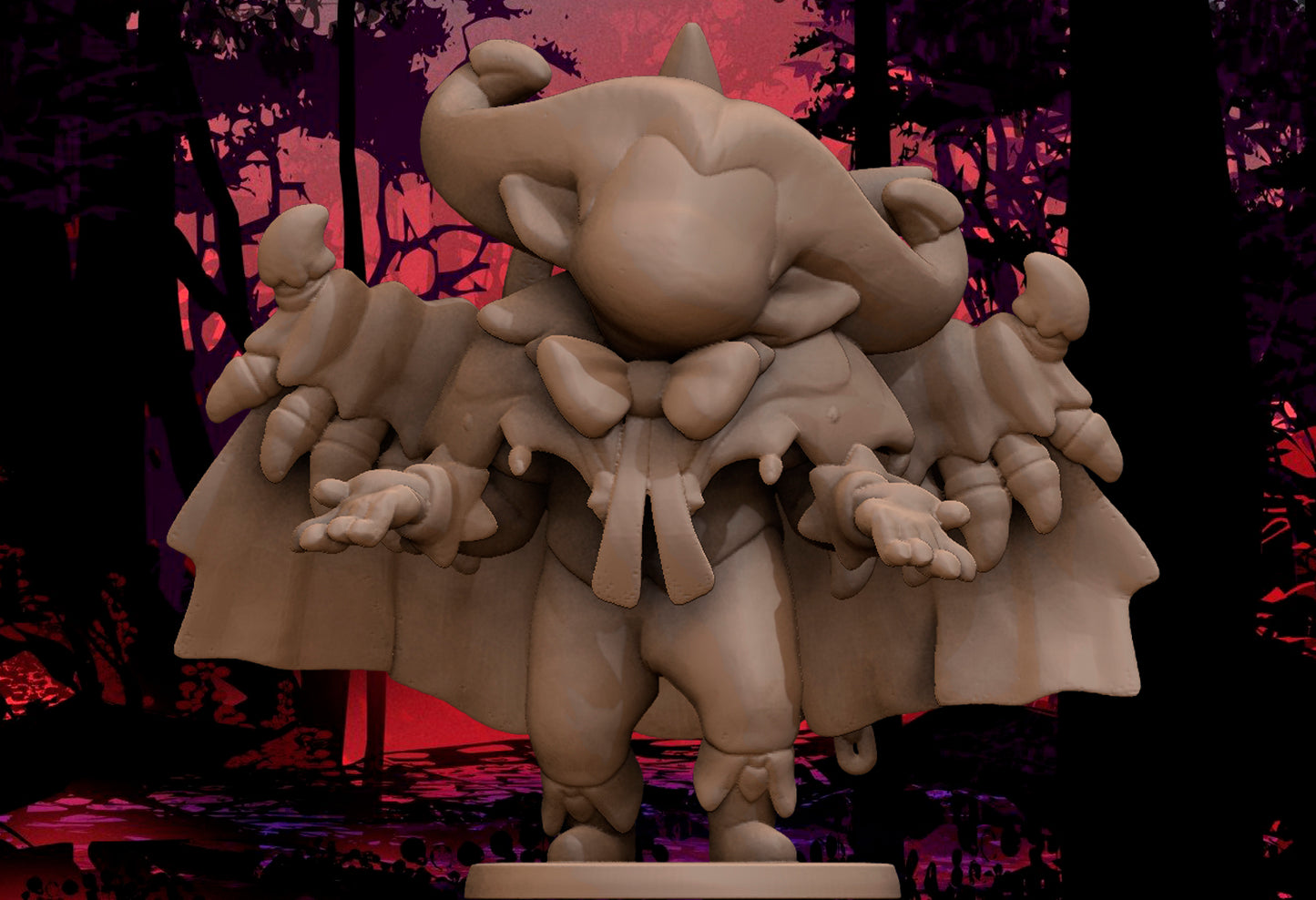 AliceFo - Chibi Monsters - Bad Clown - DnD/TTRPG Figure/Miniature