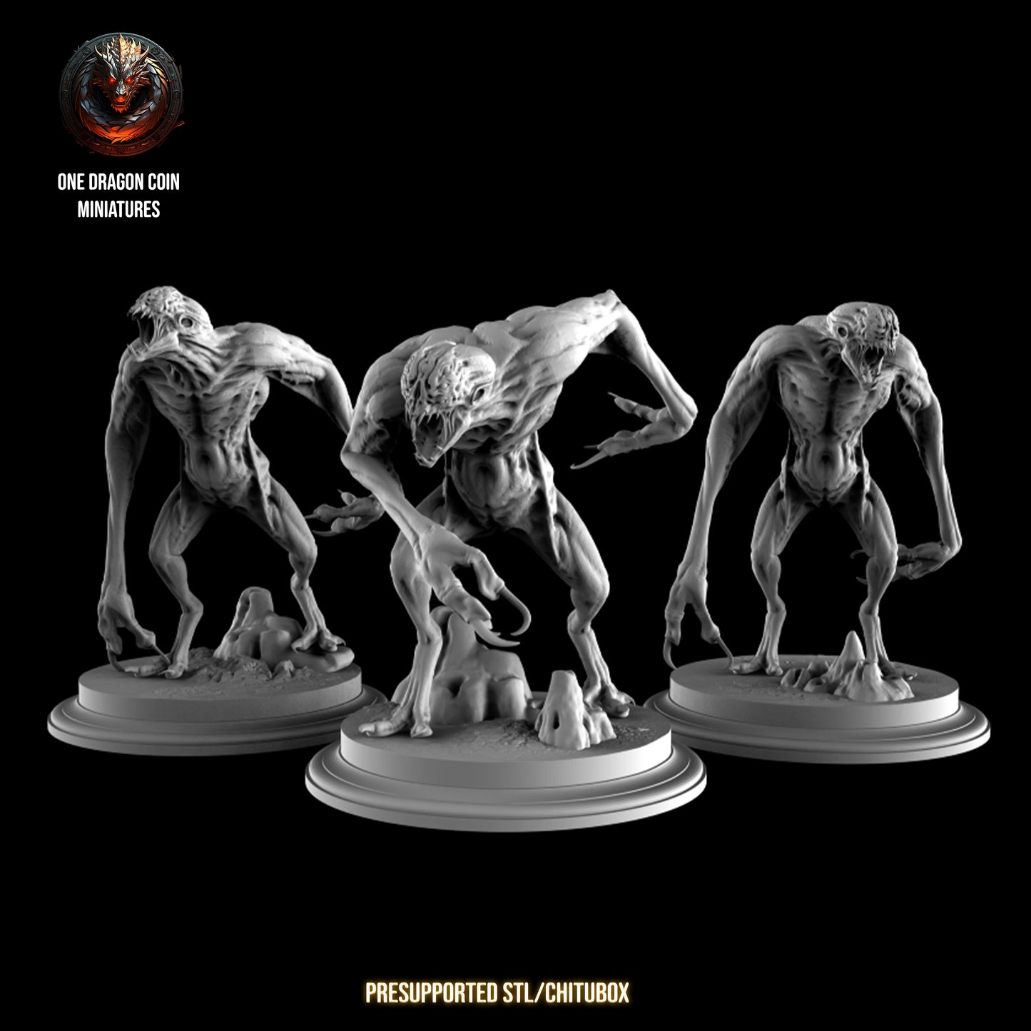 One Dragon Coin - Hive Drones - DnD/TTRPG Figure/Miniature