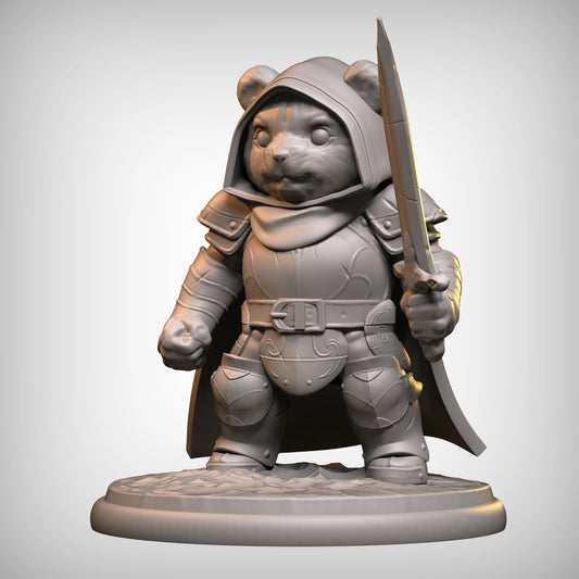 SeaHorse3D - Fantazoor #2 - Bear - DnD/TTRPG Figure/Miniature