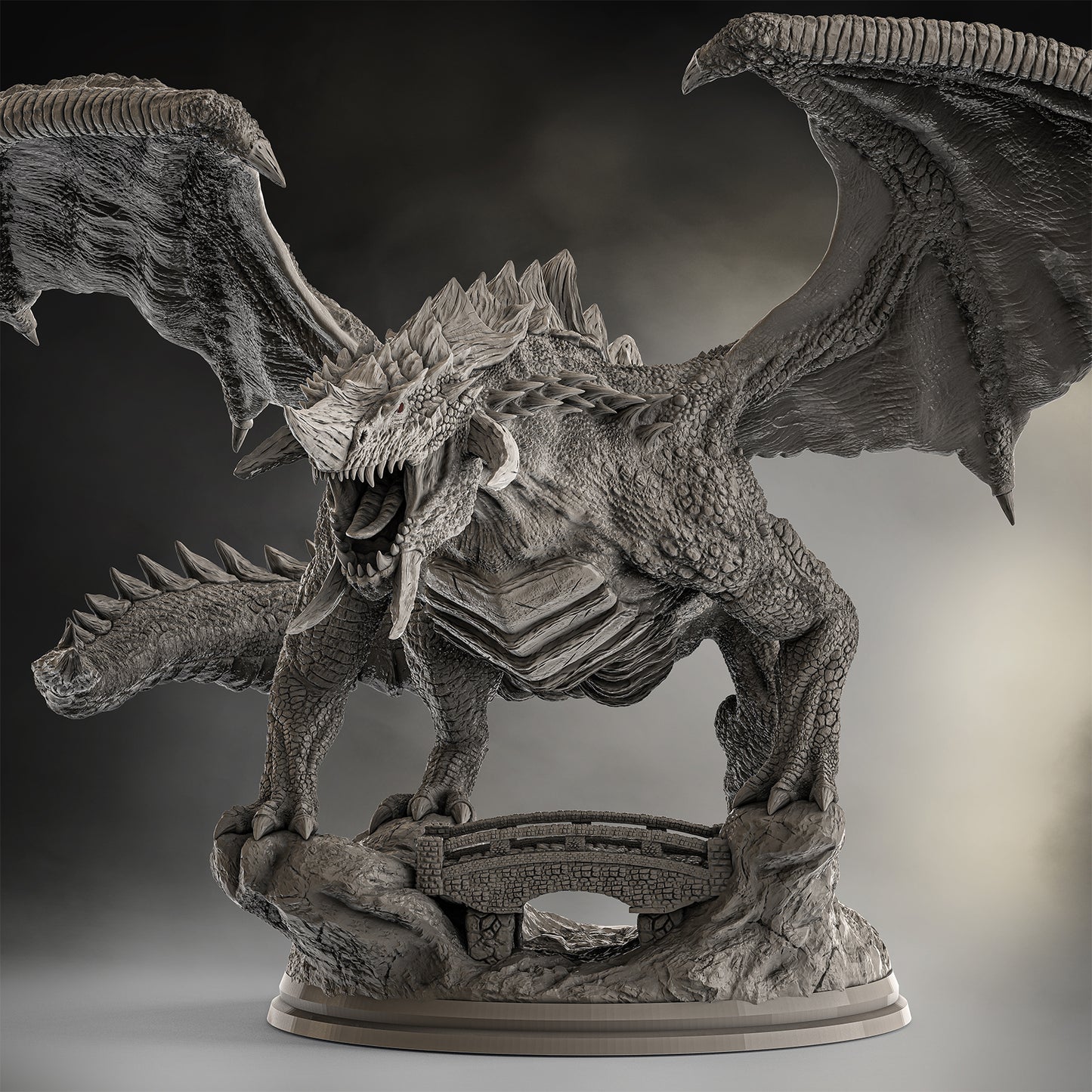 Evox Arts - Rift Creatures - Kaiju Dragon - DnD/TTRPG Figure/Miniature