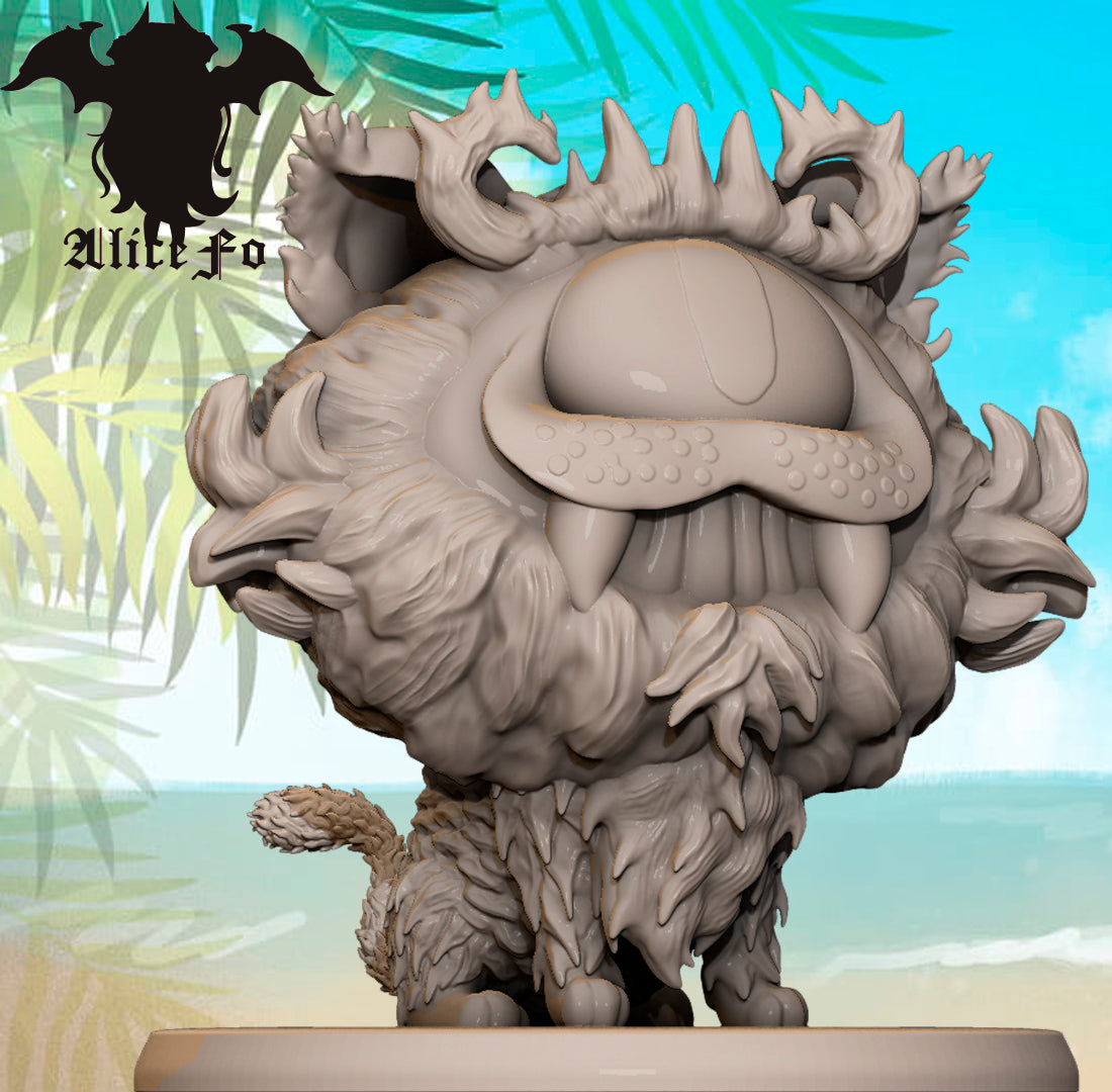 AliceFo - Chibi Monsters - Cat Yokai - DnD/TTRPG Figure/Miniature