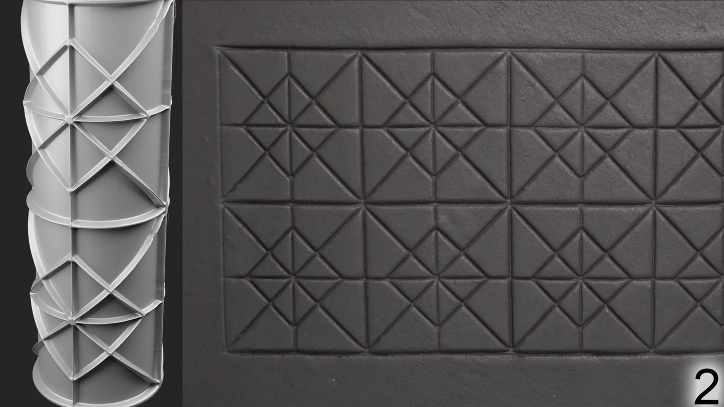 Jorrit - Texture Rollers #21 - Clay Roller for Scenery/TTRPG/Pottery Embossing