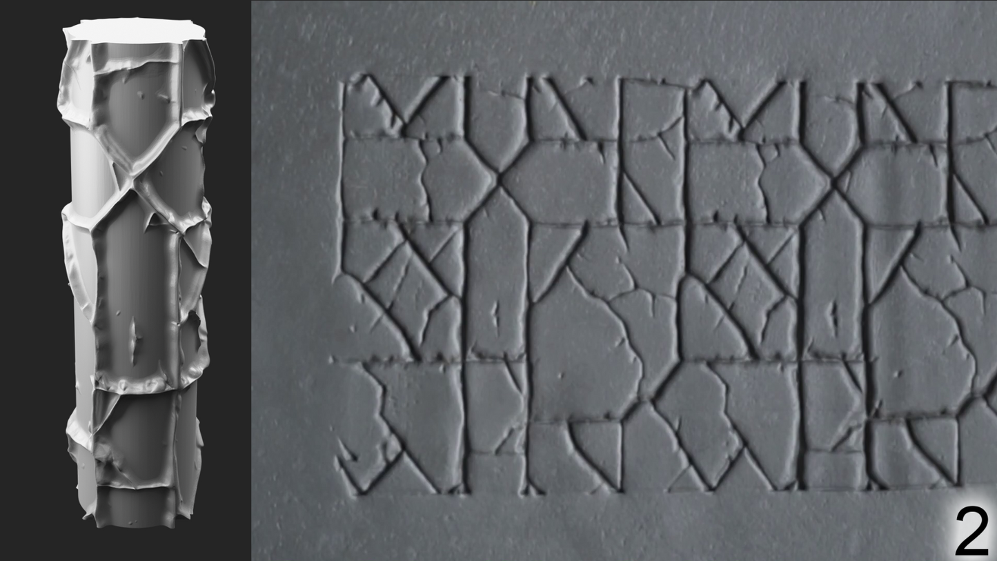 Jorrit - Texture Rollers #07 - Clay Roller for Scenery/TTRPG/Pottery Embossing