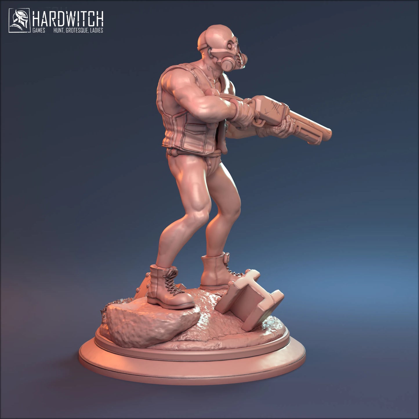 NeuralPie - Bus Stop - Carlos Asser - 75mm Pin Up/Figure/Model/Diorama