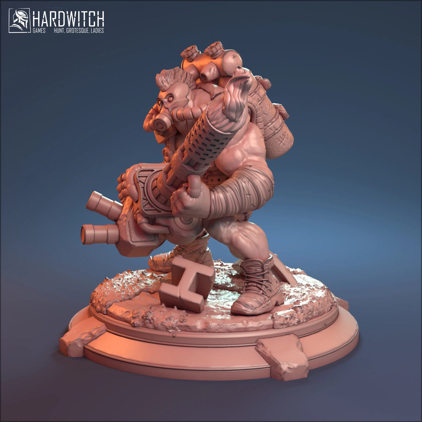 NeuralPie - Bus Stop - Knock Asser - 75mm Pin Up/Figure/Model/Diorama