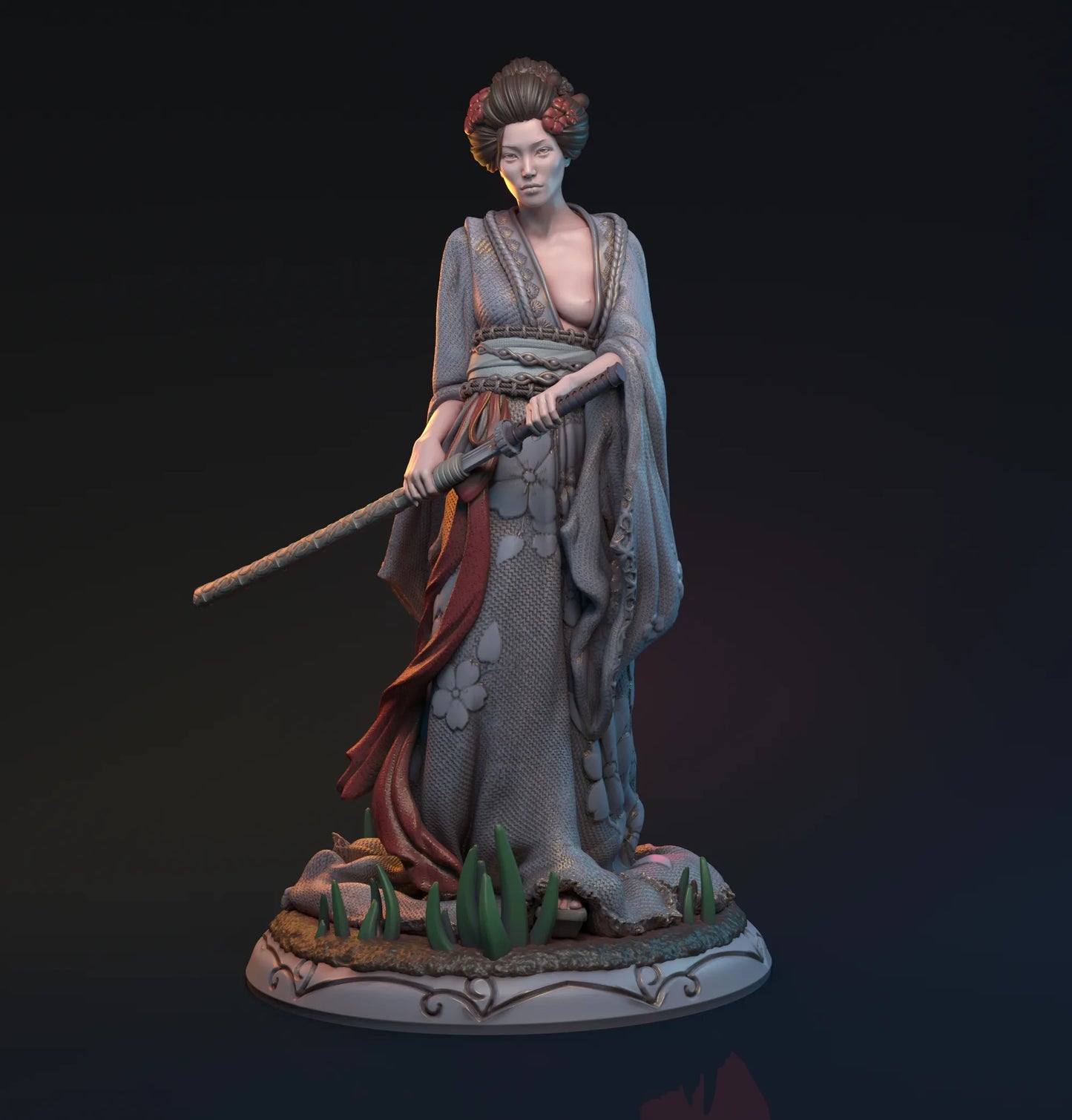HardWitch Games - Yuki-onna - 32/75mm DnD/TTRPG Figure/Miniature