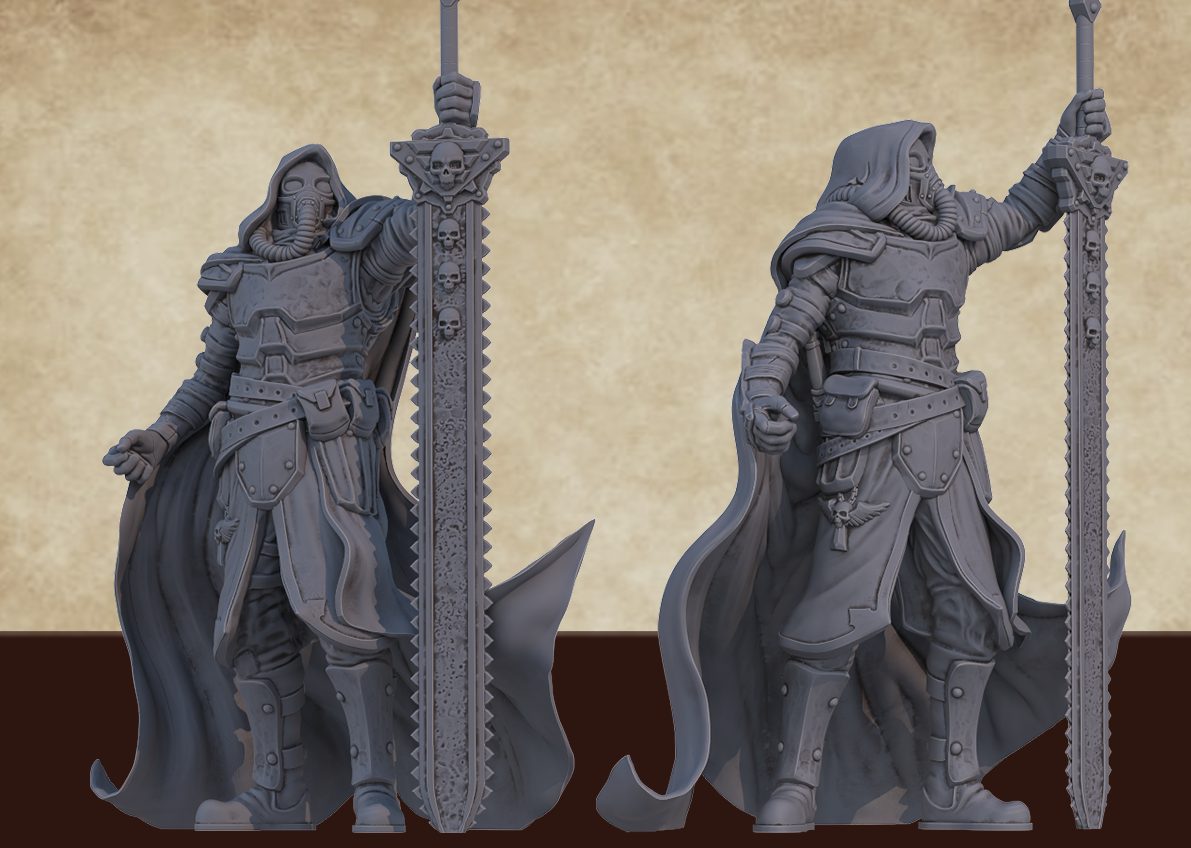 Astland - Statues of the Iron City #2.2 - 75mm Pin Up/Figure/Model/Diorama