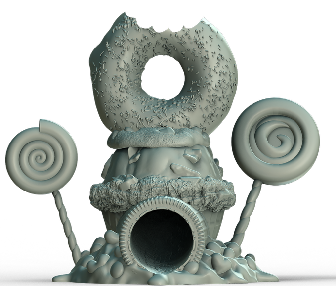 Slope3D - Sweetland Dice Tower - DnD/TTRPG/Roleplaying/Wargames