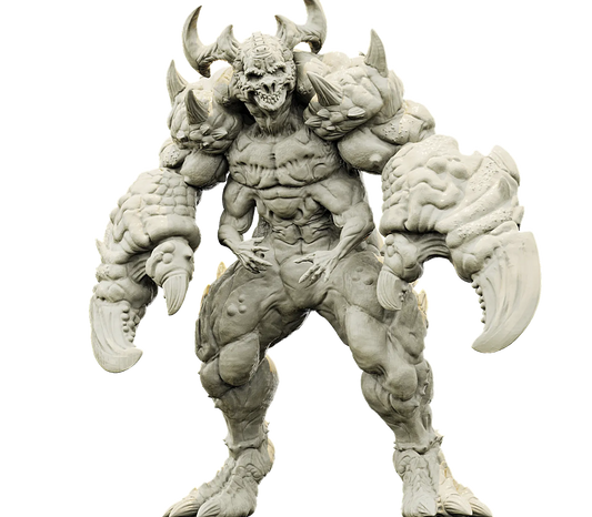 Brayan Nafarrate - Bestiary #4 - Glabrezu #4 - DnD/TTRPG Figure/Miniature