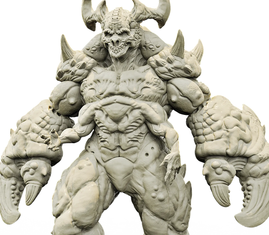 Brayan Nafarrate - Bestiary #4 - Glabrezu #5 - DnD/TTRPG Figure/Miniature