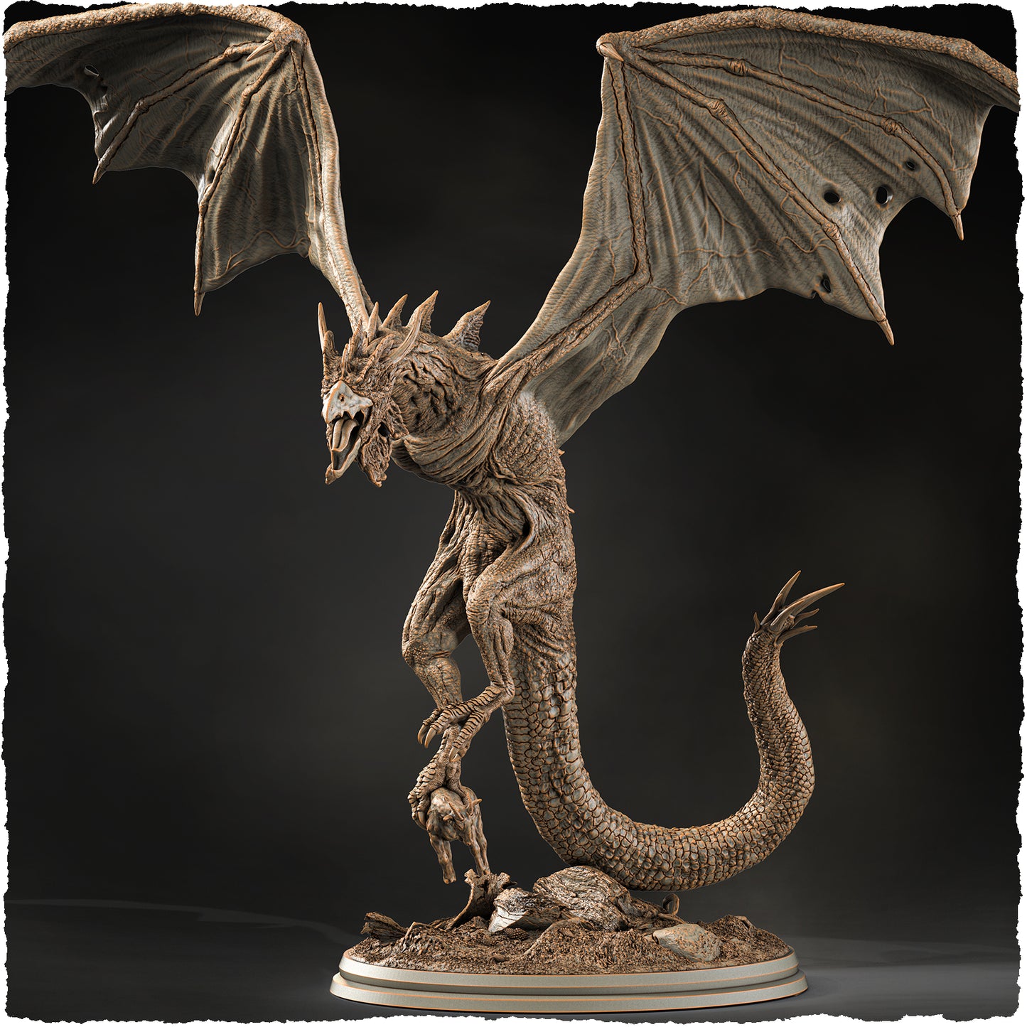 Evox Arts - World Dragons #1 - Cockatrice - DnD/TTRPG Figure/Miniature