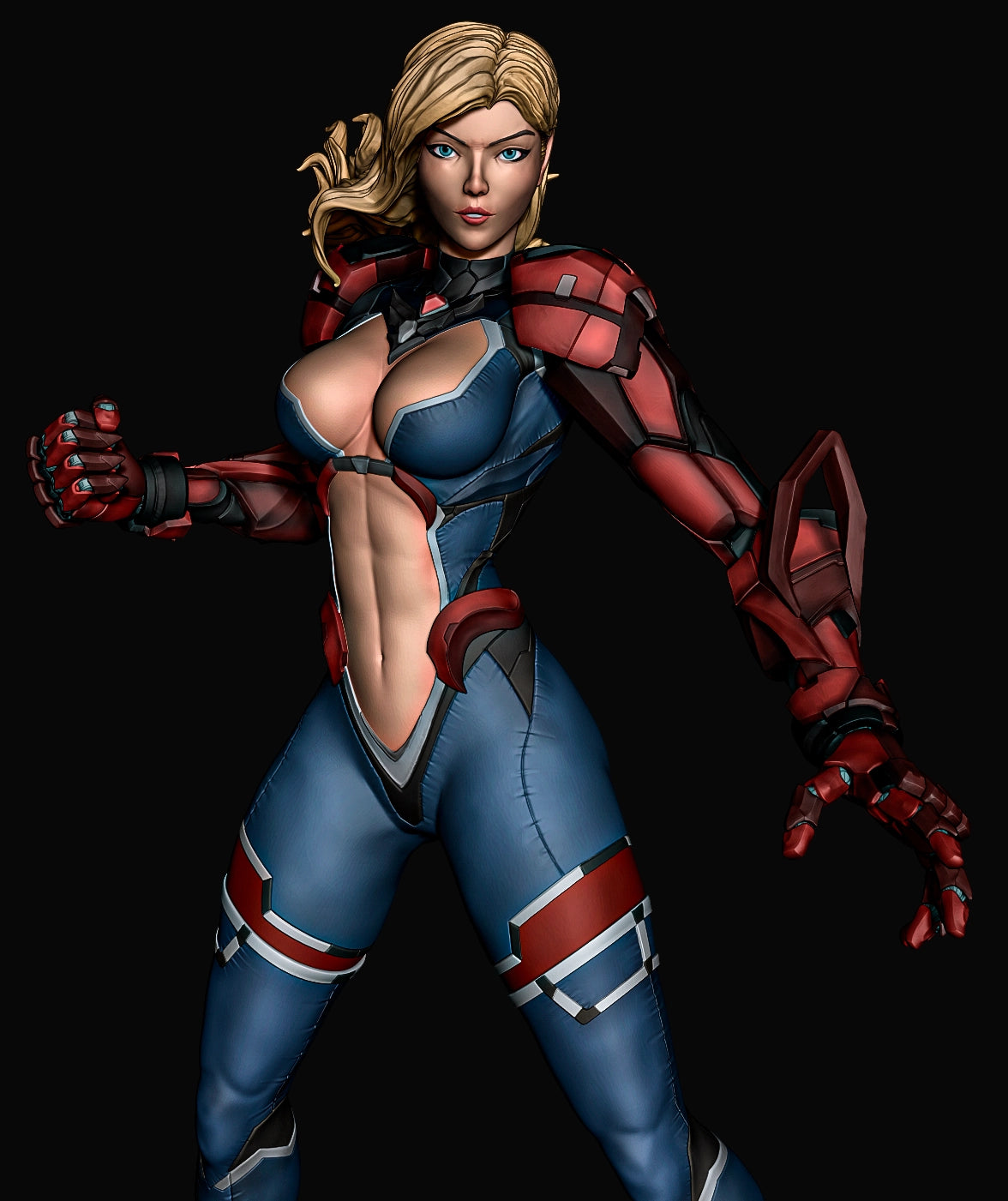 Luis Donaldo Meza - Future Warrior #1.3 - 80mm Pin Up/Figure/Model/Diorama