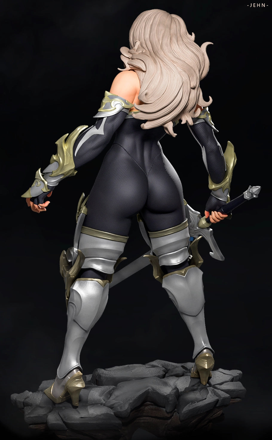 Luis Donaldo Meza - Fantasy Warrior #7.3 - 80mm Pin Up/Figure/Model/Diorama