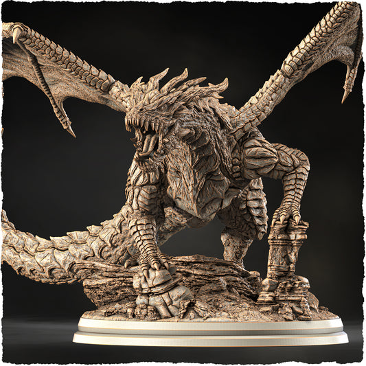 Evox Arts - World Dragons #1 - Great European - DnD/TTRPG Figure/Miniature