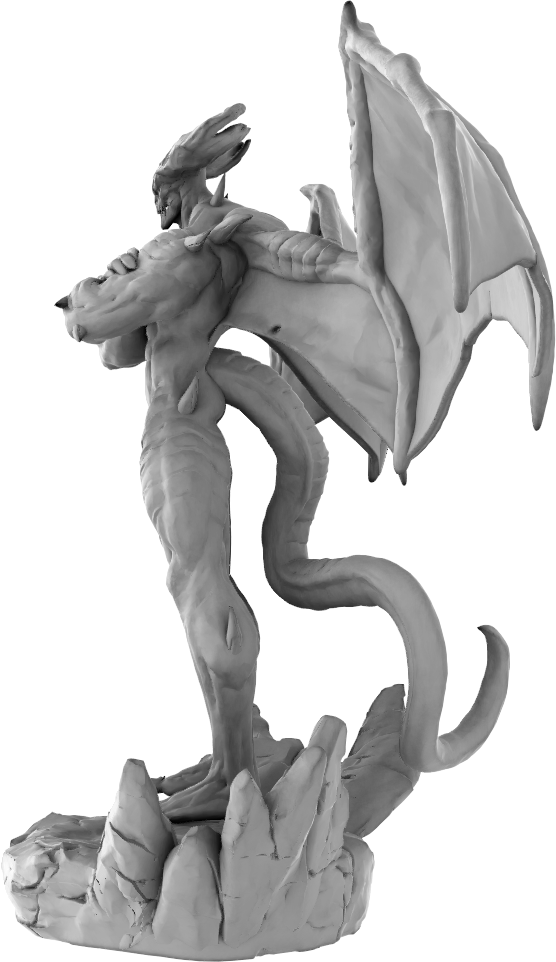 Brayan Nafarrate - Demon #3 - DnD/TTRPG Figure/Miniature