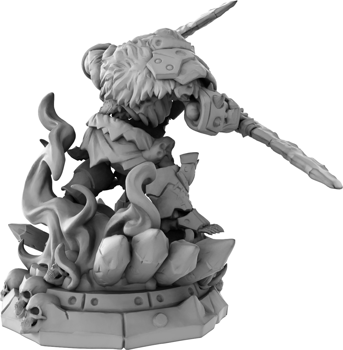 Brayan Nafarrate - Giants - Undead Orc #3 - DnD/TTRPG Figure/Miniature