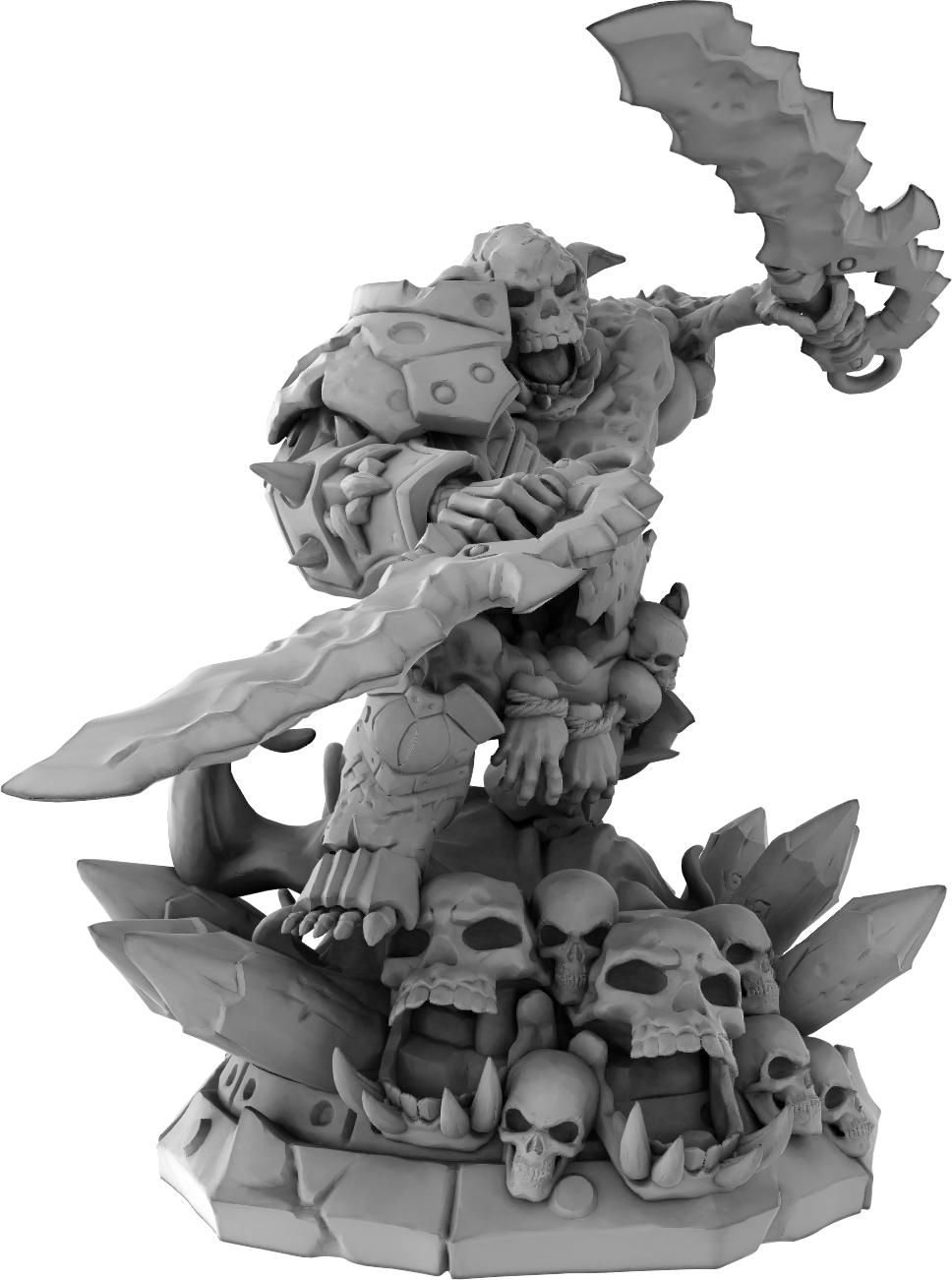 Brayan Nafarrate - Giants - Undead Orc #3 - DnD/TTRPG Figure/Miniature