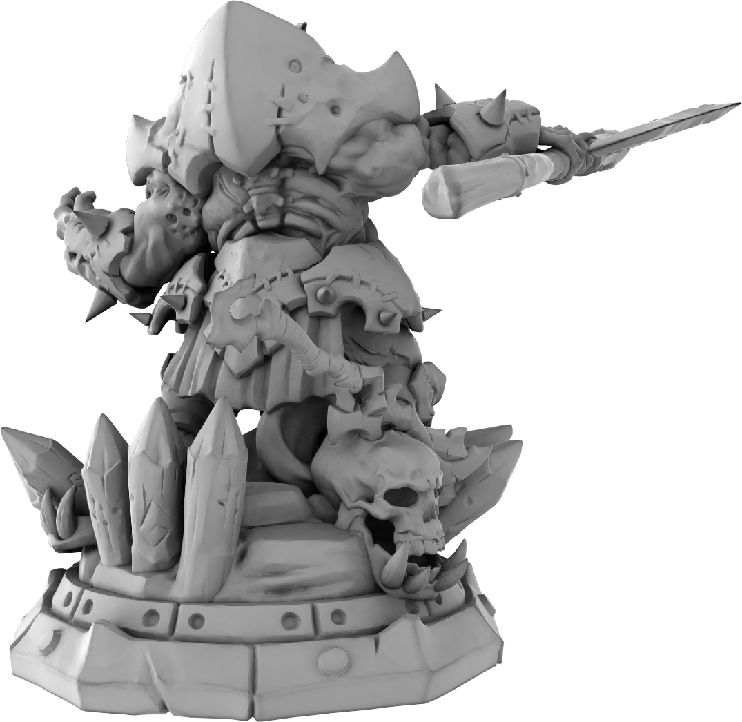 Brayan Nafarrate - Giants - Undead Troll #3 - DnD/TTRPG Figure/Miniature