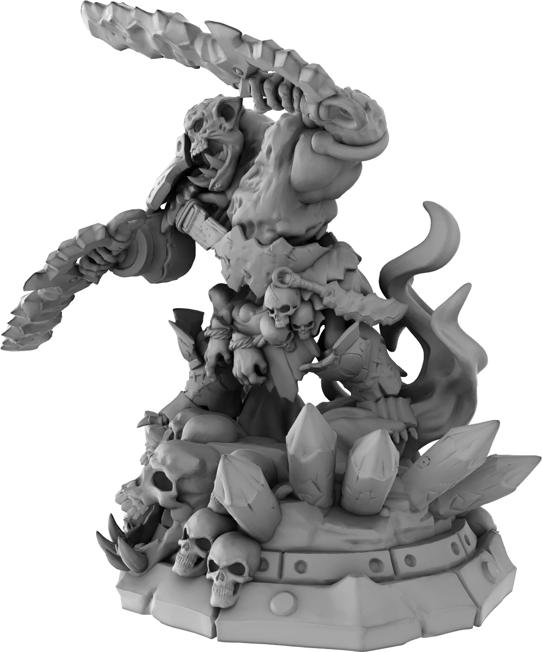 Brayan Nafarrate - Giants - Undead Orc #3 - DnD/TTRPG Figure/Miniature