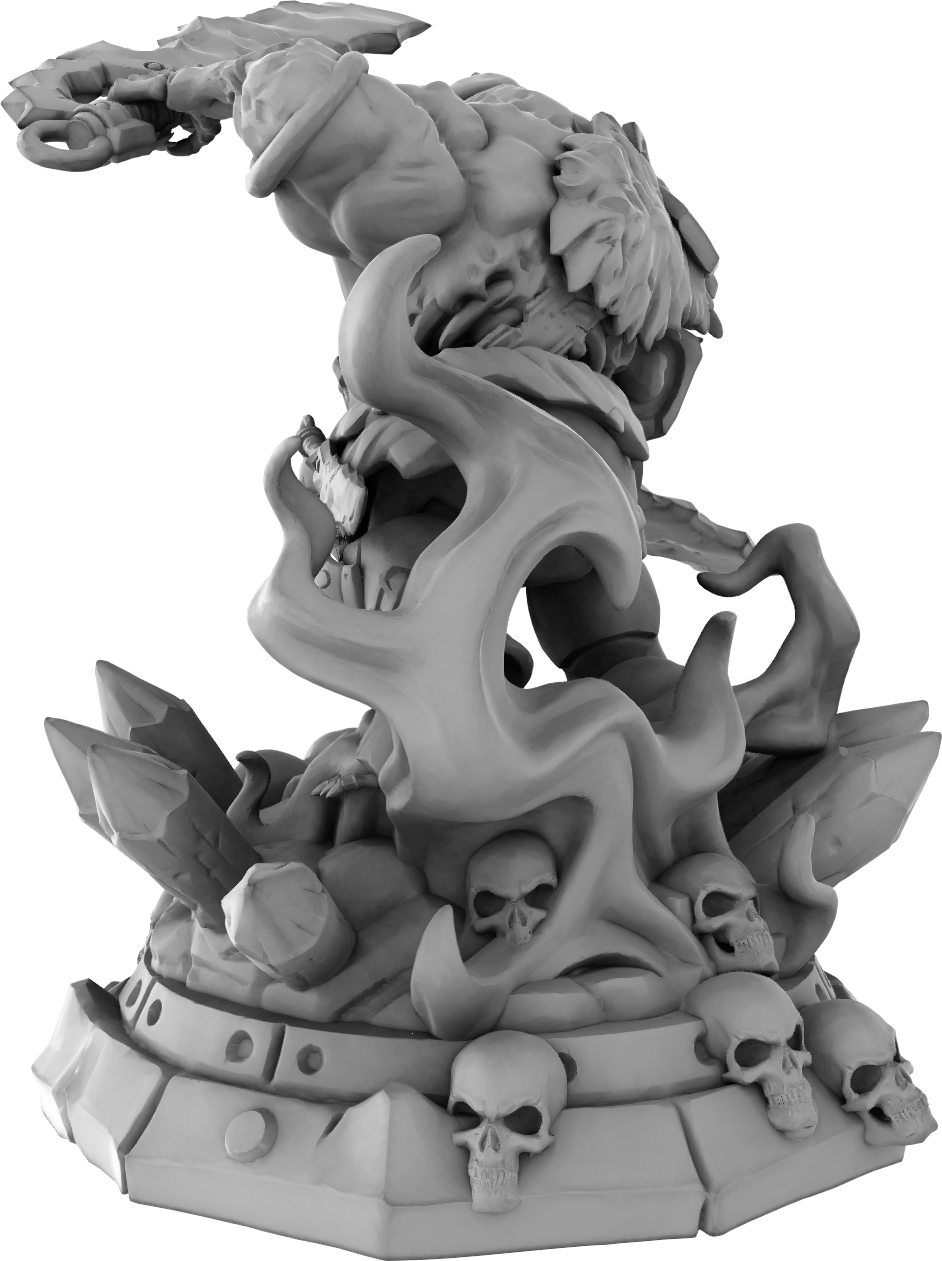 Brayan Nafarrate - Giants - Undead Orc #3 - DnD/TTRPG Figure/Miniature